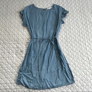 Beach Lunch Lounge Chambray Denim Dress